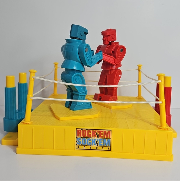Retro Y2K Rock Em Sock Em Robots 2001 Mattel EUC - Picture 4 of 11